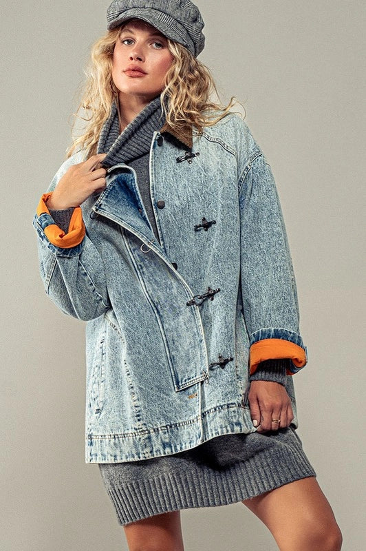 Heavy Handed Denim Jacket DENIM-Jacket-Urban Daizy-S/M-Urbanheer