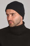 Heavyweight Extra Fine Merino Watch Cap Black-Caps-Paul James Knitwear-Regular-Urbanheer