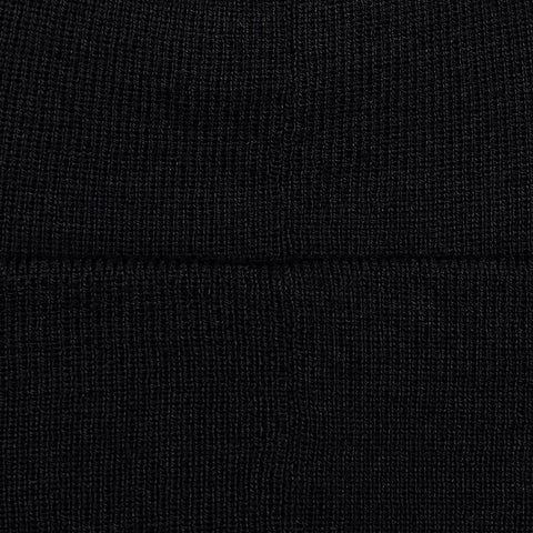 Heavyweight Extra Fine Merino Watch Cap Black-Caps-Paul James Knitwear-Regular-Urbanheer