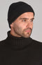 Heavyweight Extra Fine Merino Watch Cap Black-Caps-Paul James Knitwear-Regular-Urbanheer