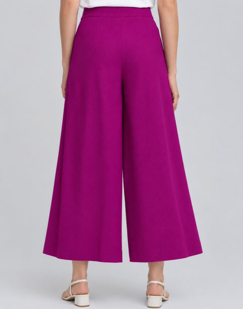 Heer Magenta Luxury Crepe Culottes
