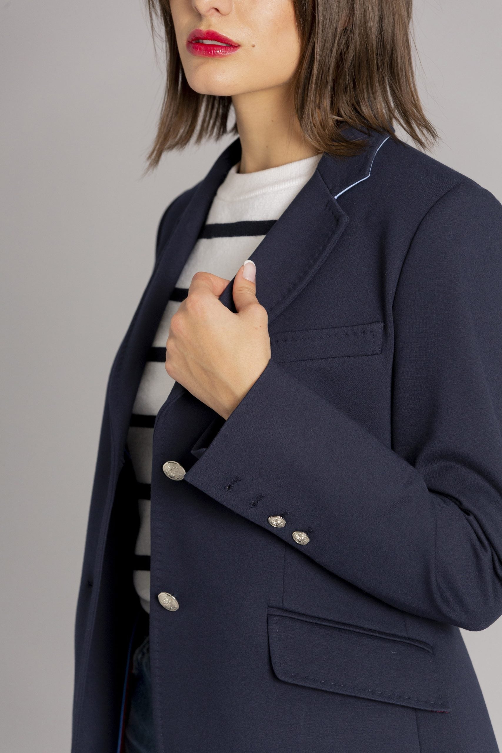 Henry Arroway Anjelica Blazer NAVY-Blazers-Henry Arroway-XS-NAVY-Urbanheer