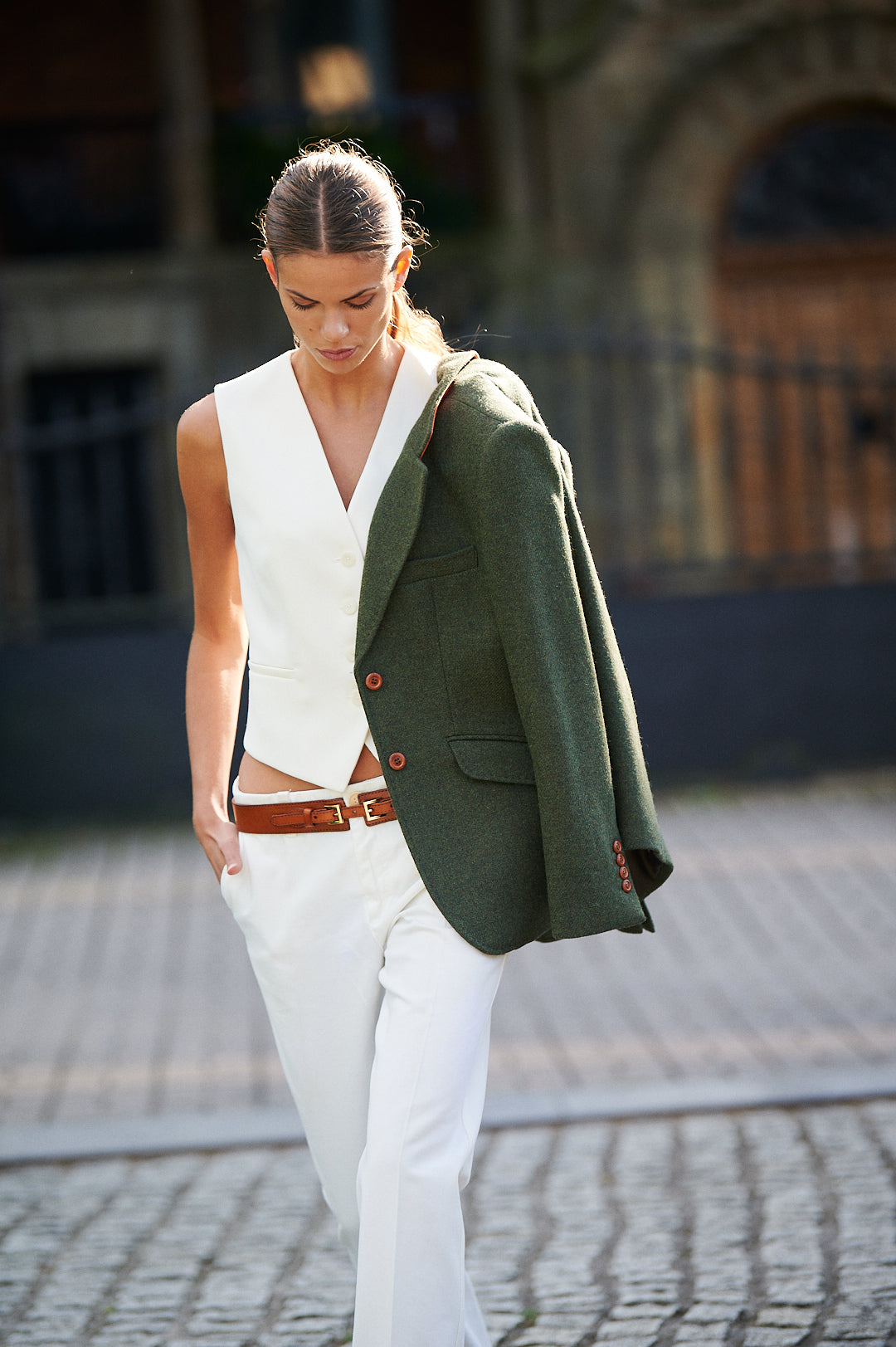 Henry Arroway MARYLIN SLIM FIT Blazer KAKI-Blazer-Henry Arroway-XXS-KAKI-Urbanheer