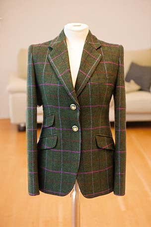 Henry Arroway Marylin Blazer-Blazer-Henry Arroway-XS-TARTAN KHAKI-Urbanheer