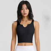 Hera Molded Cup Ribbed Everyday Tank Top-Tank Tops-91thelabel-S-Black-Urbanheer