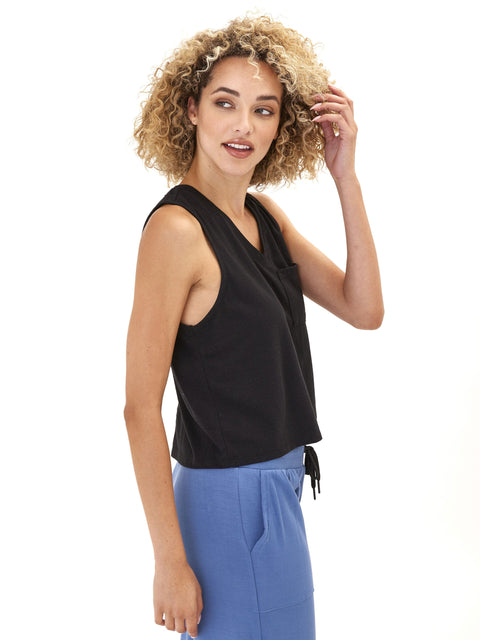 Hera Triblend Jersey V-Neck Tank