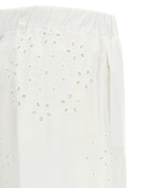Herno Broderie Anglaise Pants