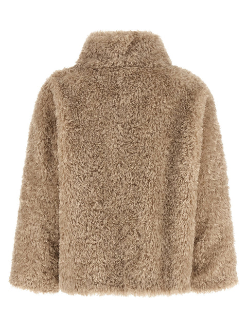Herno Curled Shearling Effect Coat