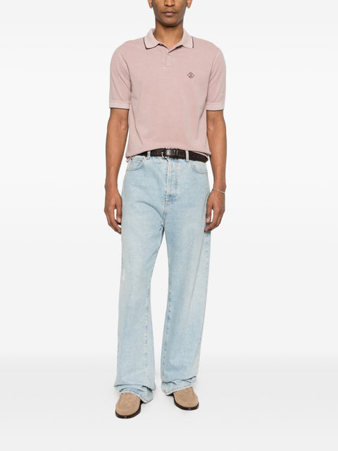 Herno Logo cotton polo shirt