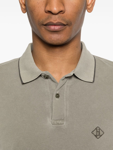 Herno Logo cotton polo shirt