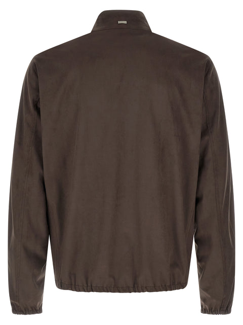 Herno Suede Effect Jacket