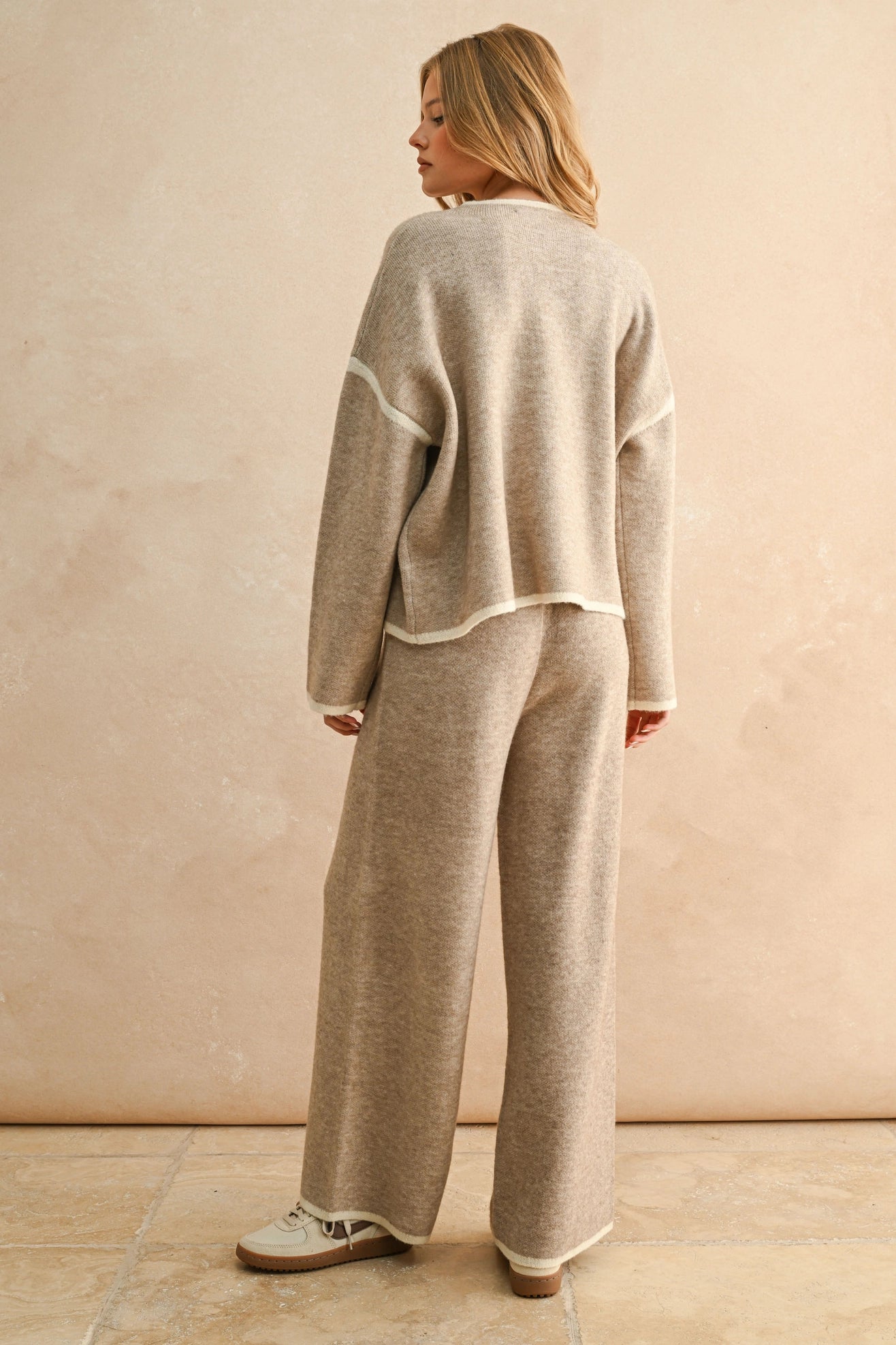 High Neck Long Sleeve Sweater Top