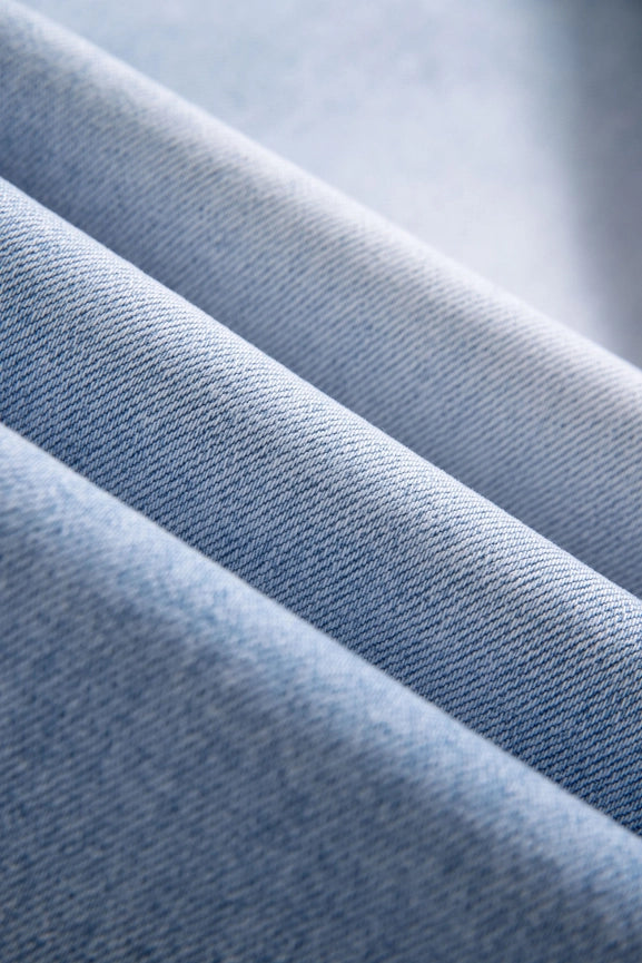 High Rise Drawstring Denim Jeans with Finished Hem LIGHT BLUE-Jeans-BAYEAS-24-LIGHT BLUE-Urbanheer