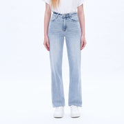 High Rise Wide Leg Jeans with Raw Hem GLACIER-Jeans-BAYEAS-24-GLACIER-Urbanheer