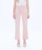 High Rise Wide Leg Twill Pants with Finished Hem PEACH PINK-Jeans-BAYEAS-24-PEACH PINK-Urbanheer