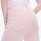 High Rise Wide Leg Twill Pants with Finished Hem PEACH PINK-Jeans-BAYEAS-24-PEACH PINK-Urbanheer