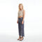 High Rise Wide Leg Twill Pants(Raw Hem,Button Fly) GRAPHITE-Pants-BAYEAS-26-GRAPHITE-Urbanheer