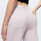 High Rise Wide Leg Twill Pants(Raw Hem,Button Fly) ORCHID PETAL-Pants-BAYEAS-24-ORCHID PETAL-Urbanheer