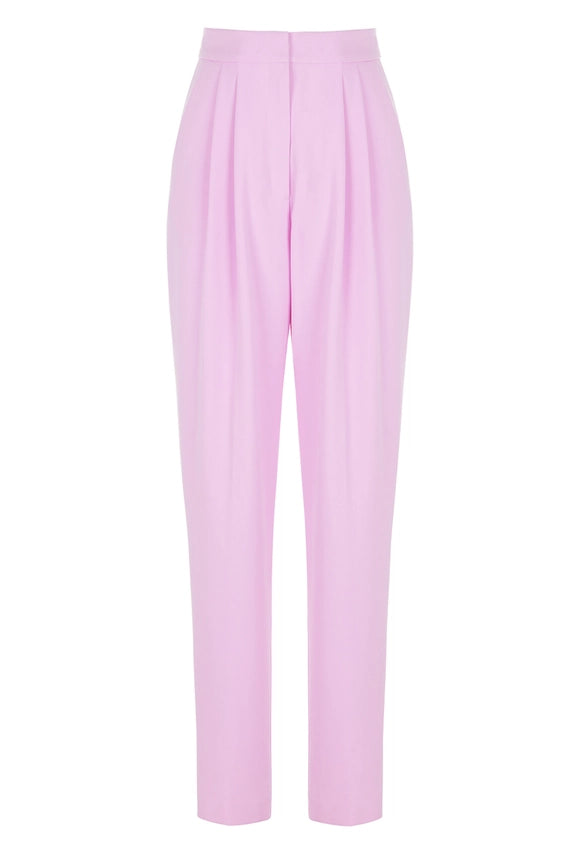 High Waist Carrot Pants-Pants-NOCTURNE-L-Pink-Urbanheer