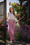 High Waist Signature Pants Pink