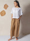 High Waisted Linen Pants