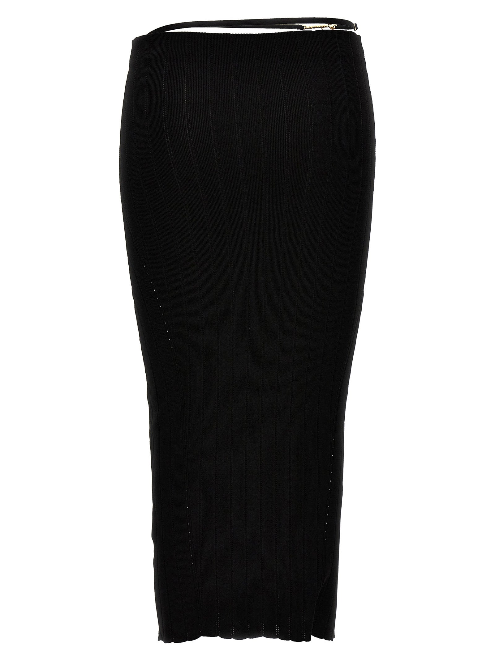 High-Waisted Stretch Viscose Skirt for Comfort