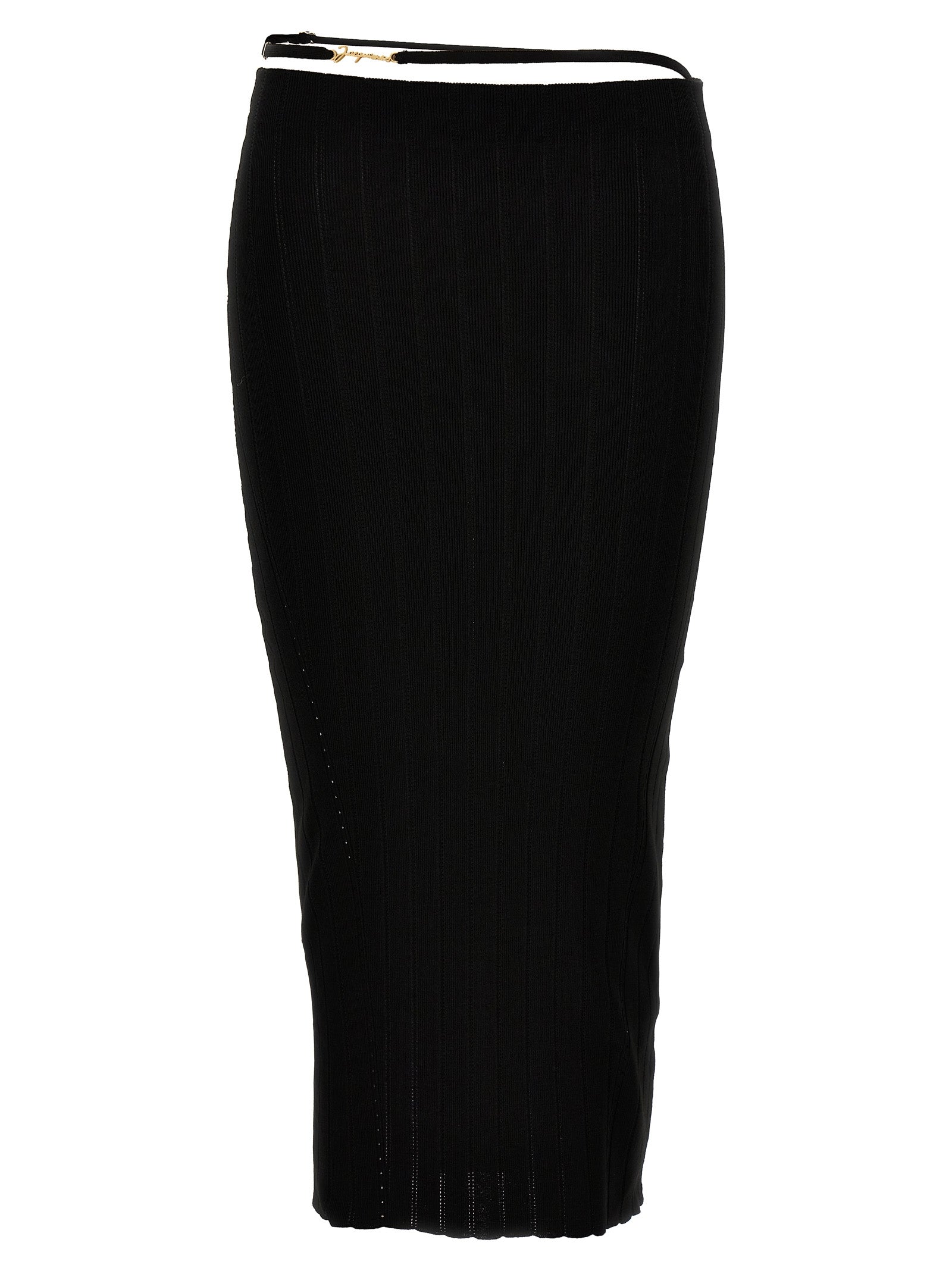 High-Waisted Stretch Viscose Skirt for Comfort