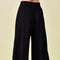 High Waisted Wide Leg Relaxed Fit Lounge Pants Black-Pants-Fore Collection-S-Urbanheer