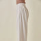 High Waisted Wide Leg Relaxed Fit Lounge Pants Seashell-Pants-Fore Collection-S-Urbanheer