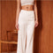 High-Waisted Wide Satin Pants