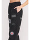 Hight Waist Multi Patches Jogger Pants Black-Pants-JADE BY JANE-S-Black-Urbanheer