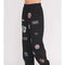 Hight Waist Multi Patches Jogger Pants Black-Pants-JADE BY JANE-S-Black-Urbanheer