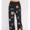 Hight Waist Multi Patches Jogger Pants Black-Pants-JADE BY JANE-S-Black-Urbanheer