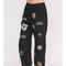 Hight Waist Multi Patches Jogger Pants Black-Pants-JADE BY JANE-S-Black-Urbanheer