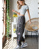 Hight Waist Multi Patches Jogger Pants CHARCOAL-Pants-JADE BY JANE-S-CHARCOAL-Urbanheer