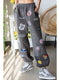 Hight Waist Multi Patches Jogger Pants CHARCOAL-Pants-JADE BY JANE-S-CHARCOAL-Urbanheer
