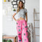 Hight Waist Multi Patches Jogger Pants PINK-Pants-JADE BY JANE-S-PINK-Urbanheer