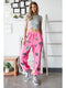 Hight Waist Multi Patches Jogger Pants PINK-Pants-JADE BY JANE-S-PINK-Urbanheer
