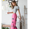 Hight Waist Multi Patches Jogger Pants PINK-Pants-JADE BY JANE-S-PINK-Urbanheer