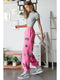 Hight Waist Multi Patches Jogger Pants PINK-Pants-JADE BY JANE-S-PINK-Urbanheer