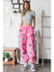 Hight Waist Multi Patches Jogger Pants PINK-Pants-JADE BY JANE-S-PINK-Urbanheer