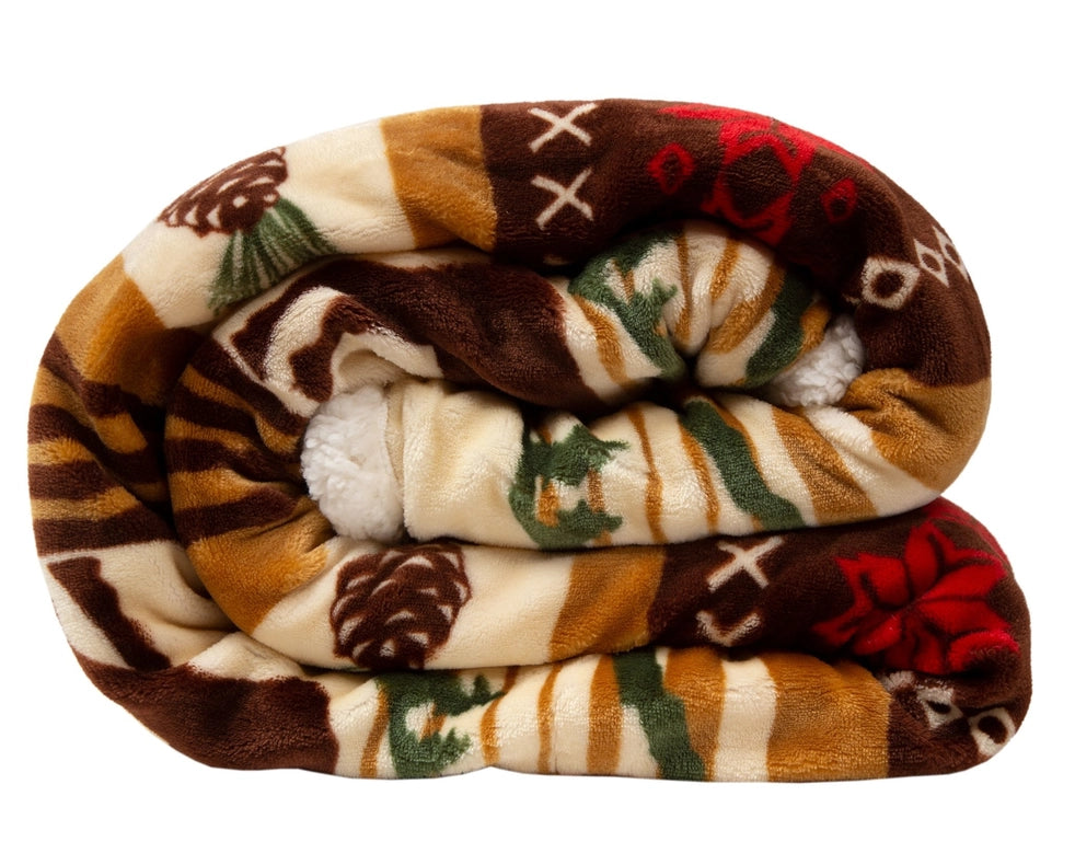 Hinterland Plush Throw-Throw-Linen Mart-54 by 68 inches-Urbanheer