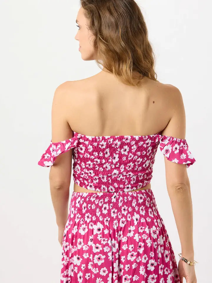 Hollie Crop Top Bali Isle Berry-Crop Tops-Tiare Hawaii-One Size-Bali Isle Berry-Urbanheer