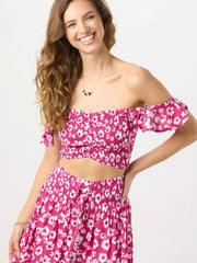 Hollie Crop Top Bali Isle Berry-Crop Tops-Tiare Hawaii-One Size-Bali Isle Berry-Urbanheer