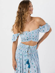 Hollie Crop Top Naturals Sedona Blue-Crop Tops-Tiare Hawaii-One Size-Sedona Blue-Urbanheer