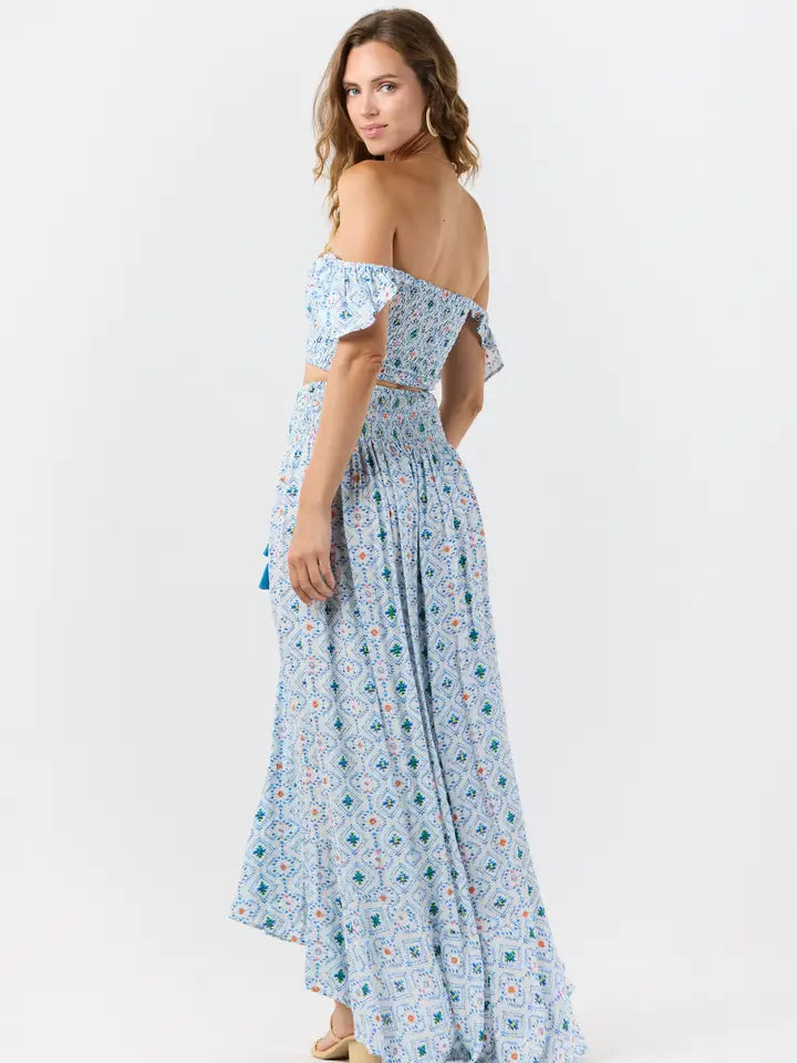 Hollie Crop Top Naturals Sedona Blue-Crop Tops-Tiare Hawaii-One Size-Sedona Blue-Urbanheer