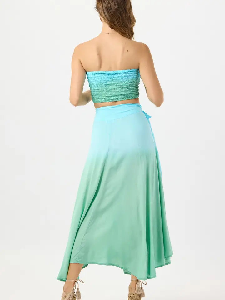 Hollie Crop Top Sleeveless Pool Ombre-Crop Tops-Tiare Hawaii-One Size-Pool Ombre-Urbanheer