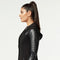Hooded Blazer - Black-Blazer-Blanc Noir-XS-Black-Urbanheer