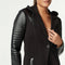 Hooded Blazer - Black-Blazer-Blanc Noir-XS-Black-Urbanheer
