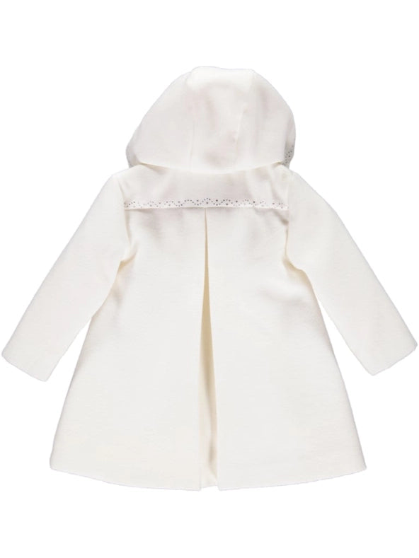 Hooded Jacket with Bows PEARL-Jacket-Piccola Speranza-6M-PEARL-Urbanheer